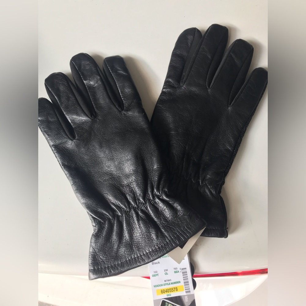 GII Men's Distressed Leather Touchscreen Gloves
